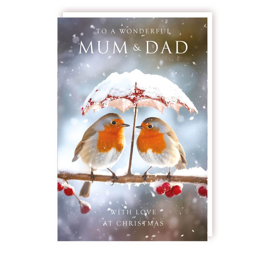 Mum and Dad Christmas Card - House of Cards
