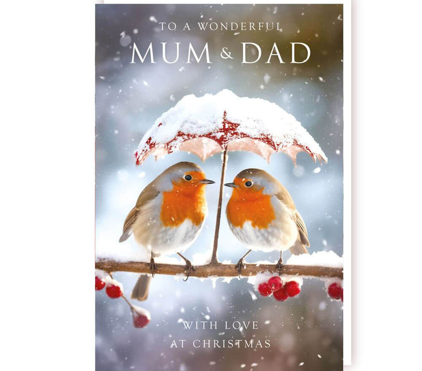 Mum and Dad Christmas Card - House of Cards