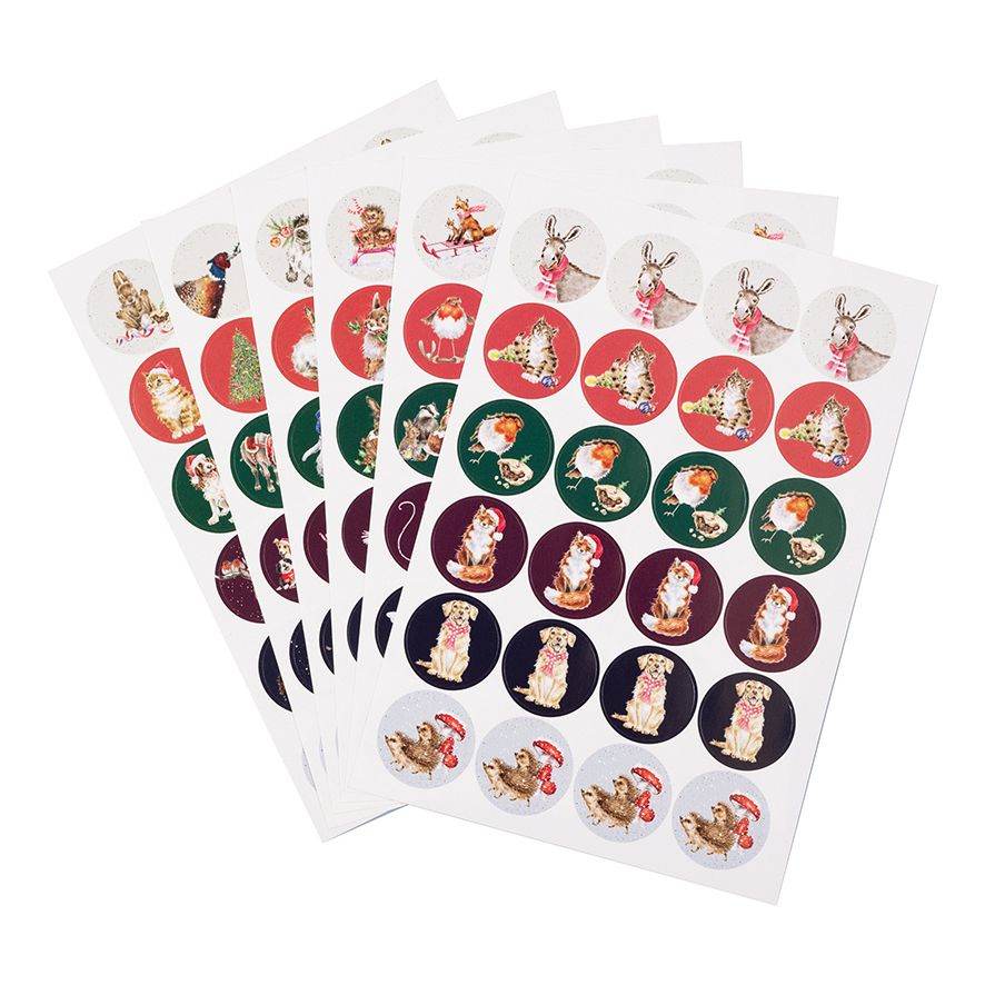 Country Set Christmas Stickers - House of Cards