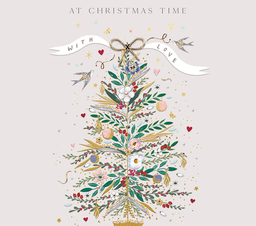 Mum and Dad Tree Christmas Card
