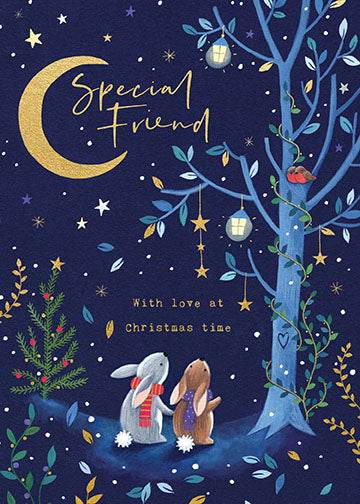 Special Friend Christmas Card - House of Cards