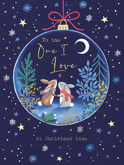 One I Love Woodland Christmas Card