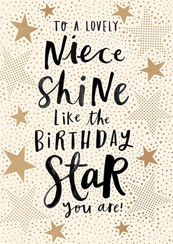 Niece Birthday Card