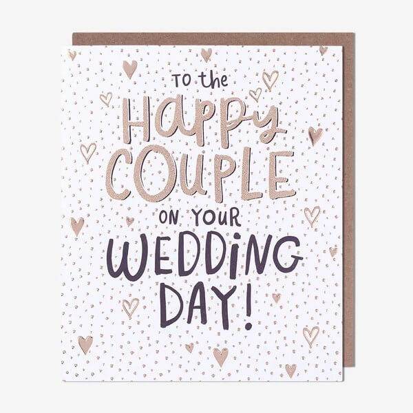 Wedding Day Happy Couple Card - House of Cards