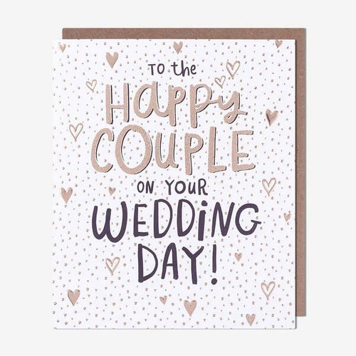 Wedding Day Happy Couple Card