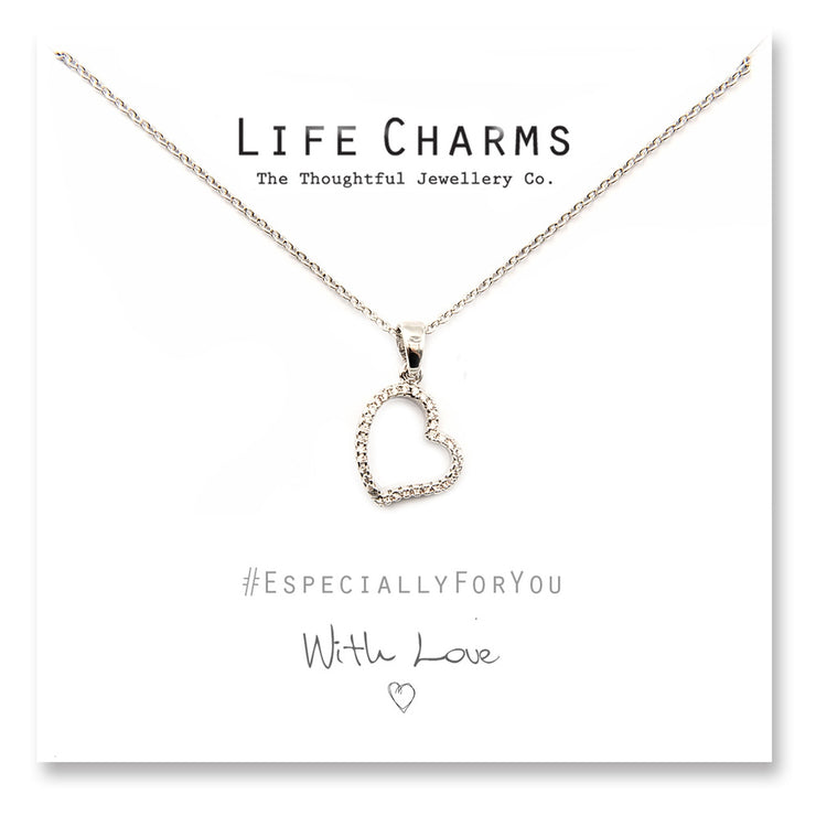 Open Heart Necklace
