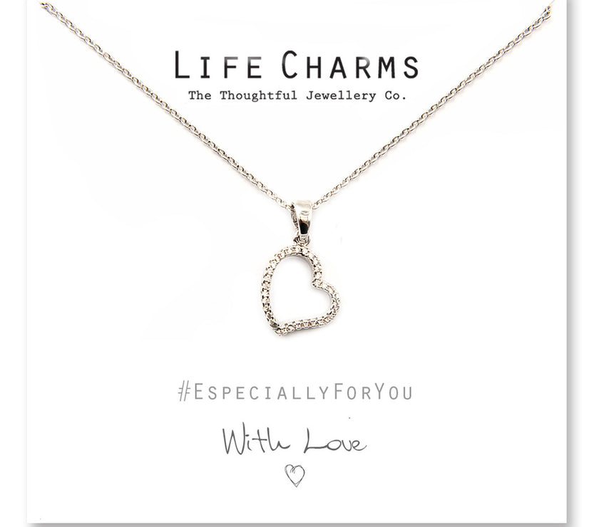 Open Heart Necklace
