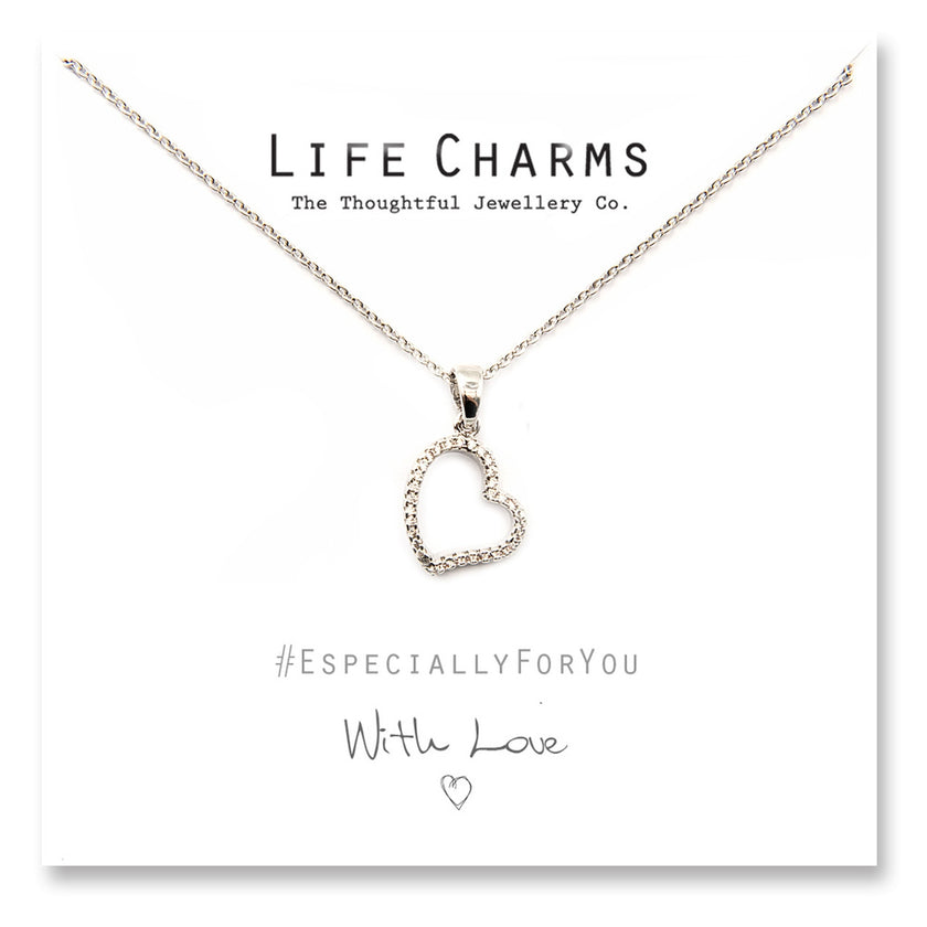 Open Heart Necklace