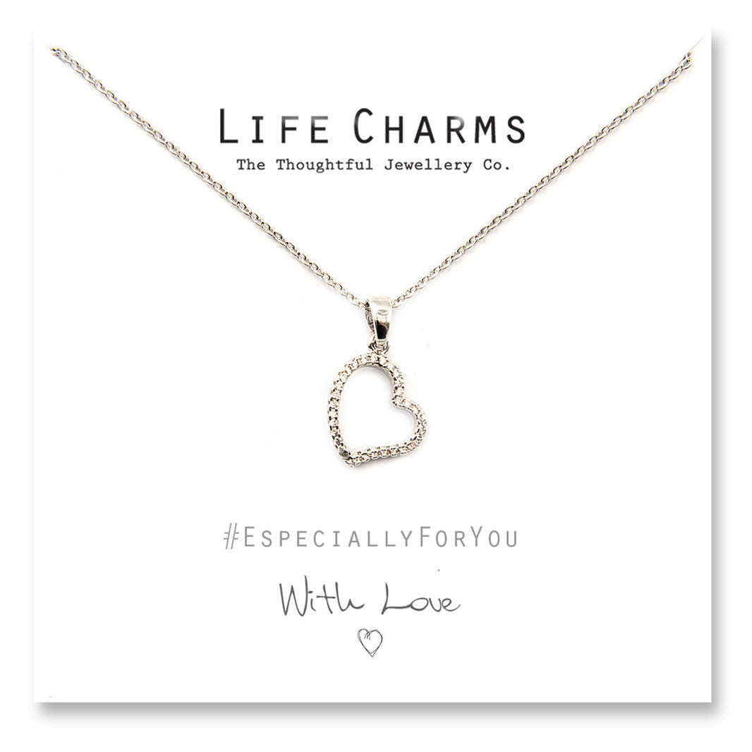 Open Heart Necklace