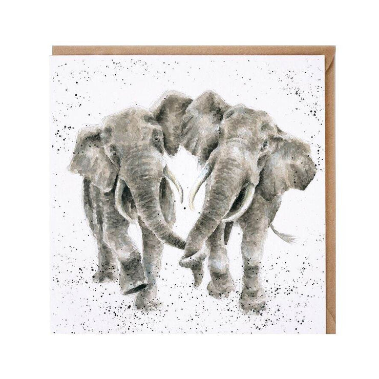 Age is Irrelevant Elephants Greeting Card