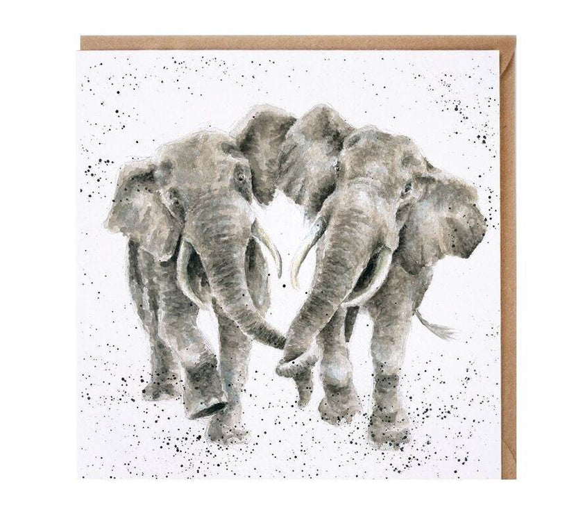 Age is Irrelevant Elephants Greeting Card - House of Cards