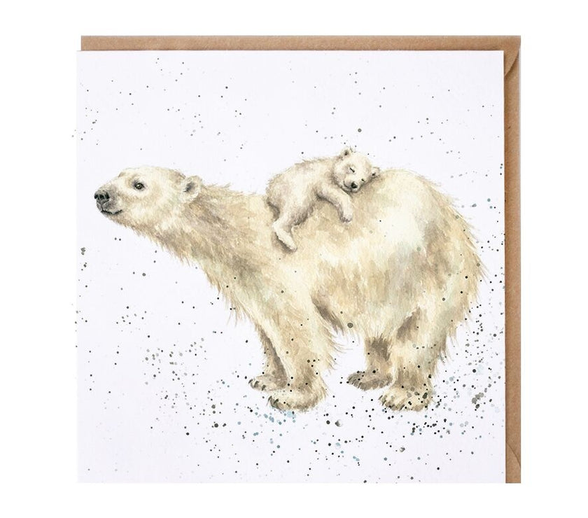Polar Bear Hugs Greeting Card