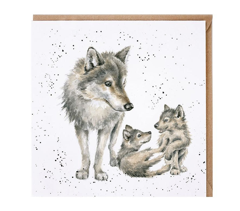 Wolf Pack Greeting Card