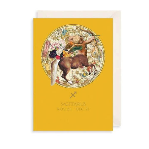Zodiac Sagittarius Birthday Card