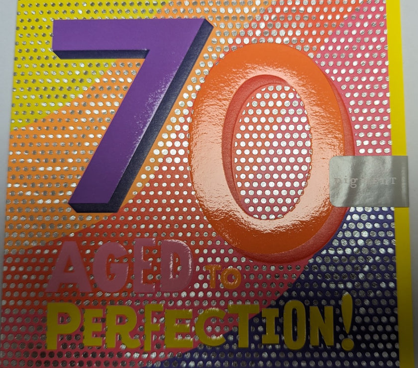 Ping 70th Birthday Card