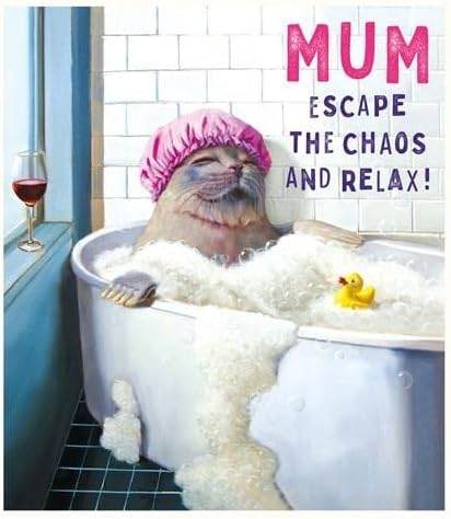 Mum Escape The Chaos Birthday Card - House of Cards