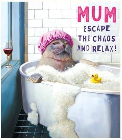 Mum Escape The Chaos Birthday Card