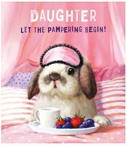 Daughter Rabbit Birthday Card - House of Cards