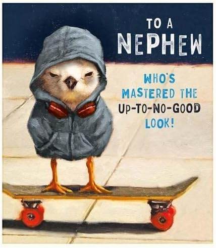 Nephew Up To Birthday Card - House of Cards