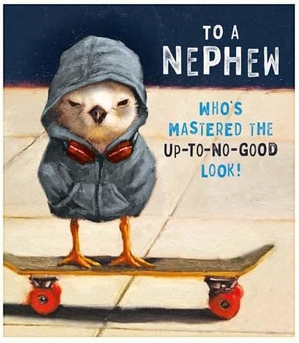 Nephew Up To Birthday Card