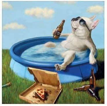 Big Dog Birthday Card - House of Cards