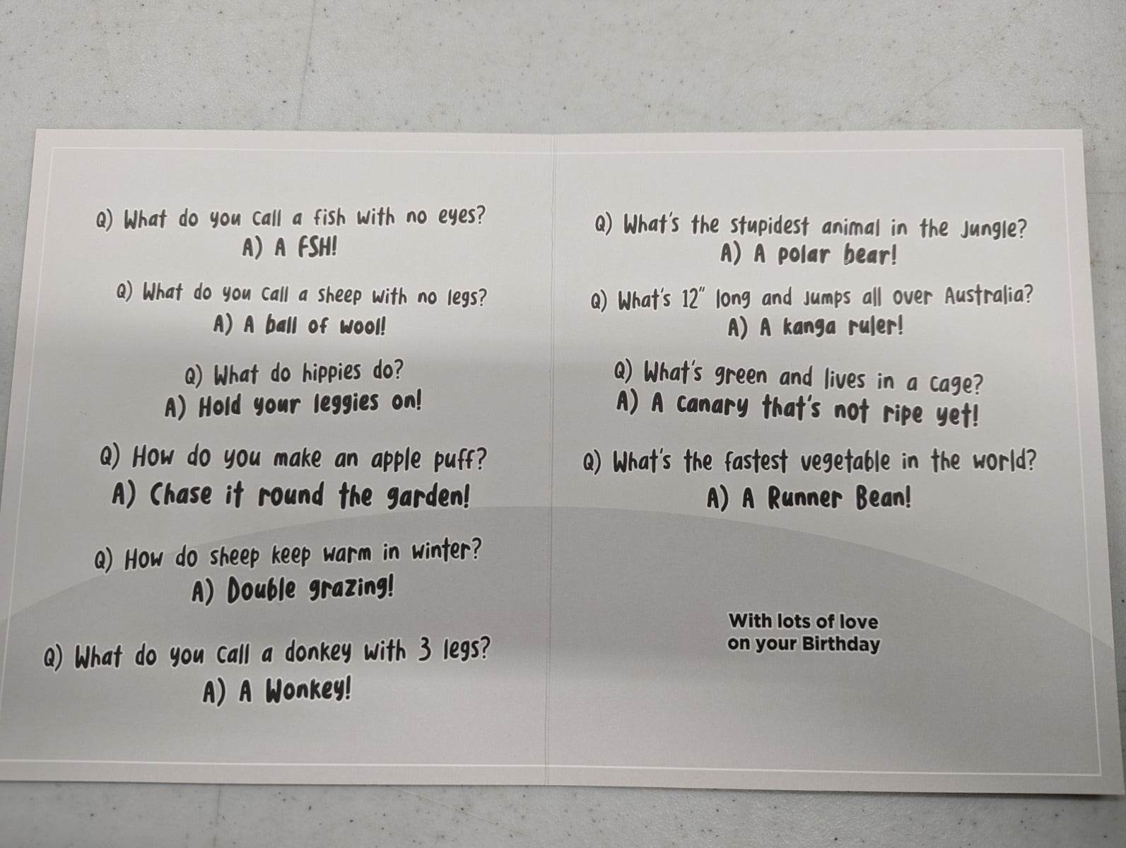 Grandson Jokes Birthday Card - House of Cards