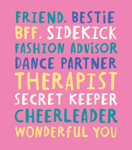 Bestie BFF Sidekick Greeting Card - House of Cards